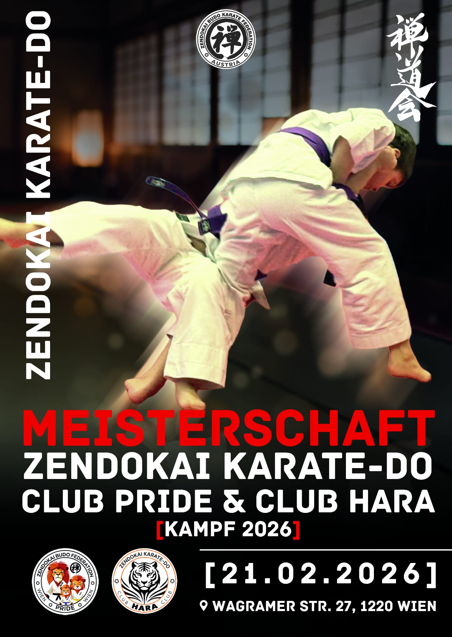 Meisterschaft Zendokai Karate-Do Verein "Pride" und "Hara" - Kampf 2026