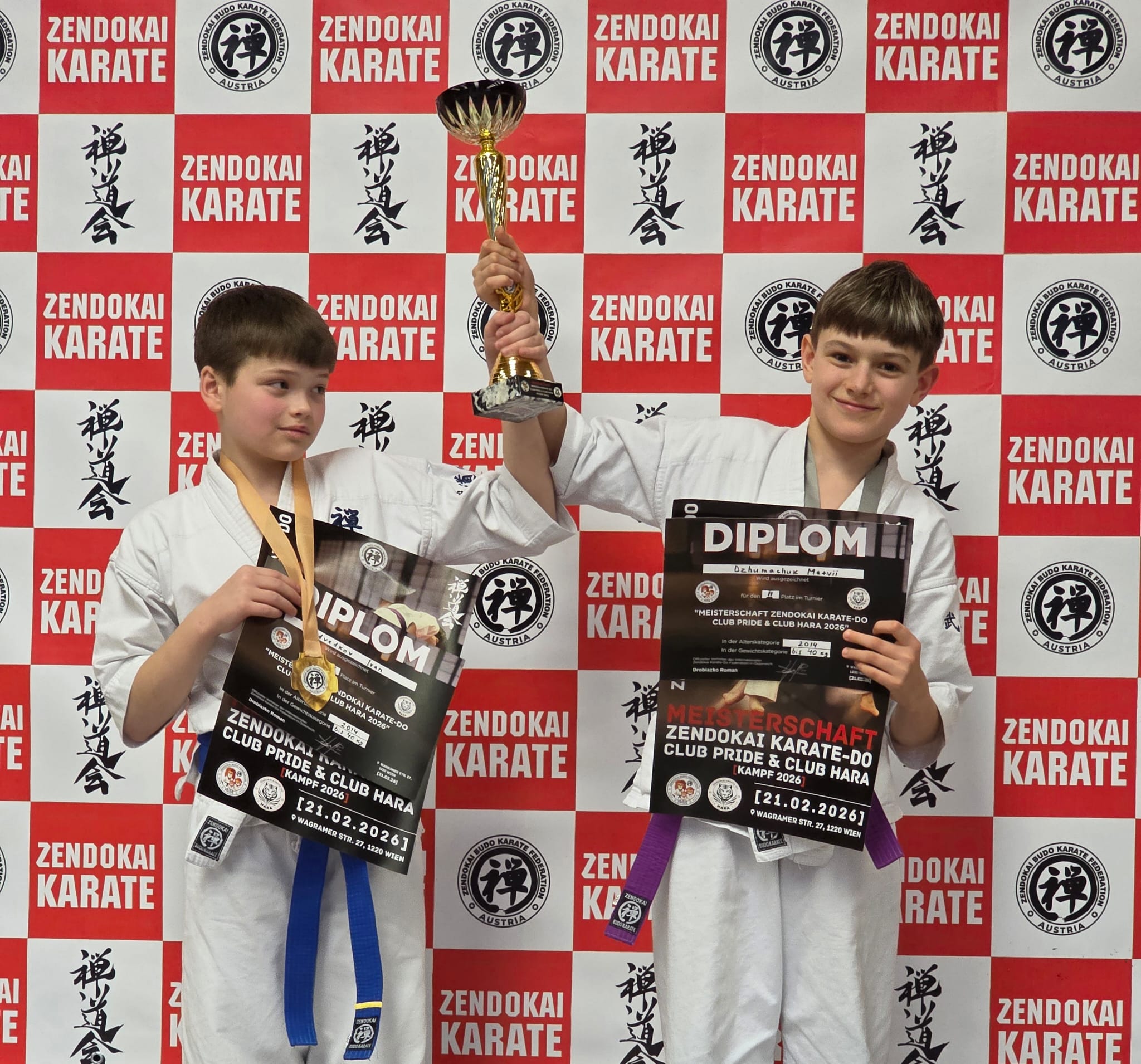 Meisterschaft Zendokai Karate-Do Verein "Pride" und "Hara" - Kampf 2026
